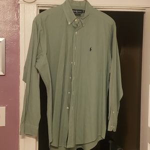 Mens long sleeve button down shirt